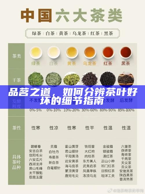 品茗之道,如何分辨茶叶好坏的细节指南